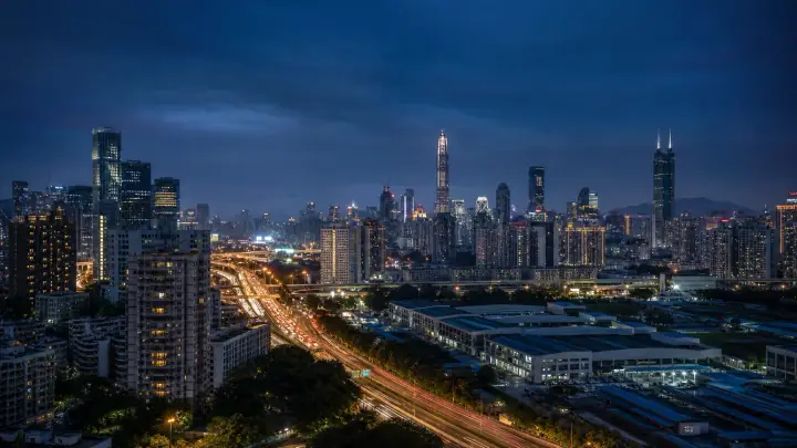 Shenzhen, a global electronics industry hub